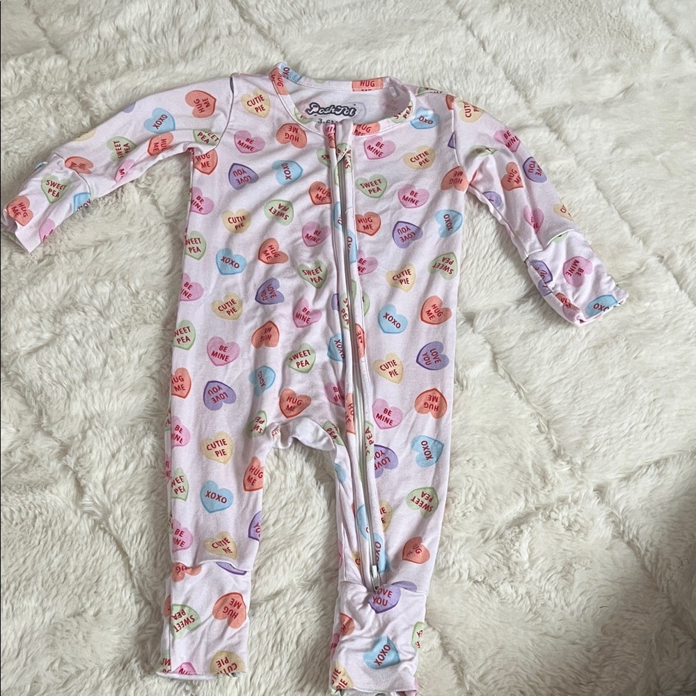 BAMBOO Sweetheart Print Kids One Piece - Multicolor